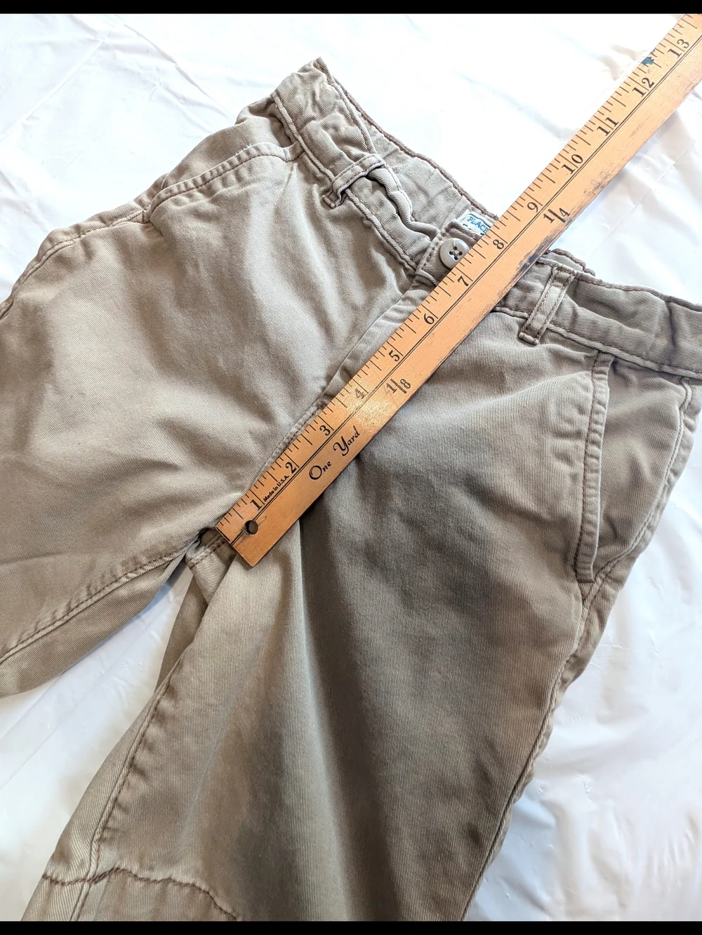 The Children’s Place Uniform Chino Shorts Khaki Tan Size Boys 7 School Preppy